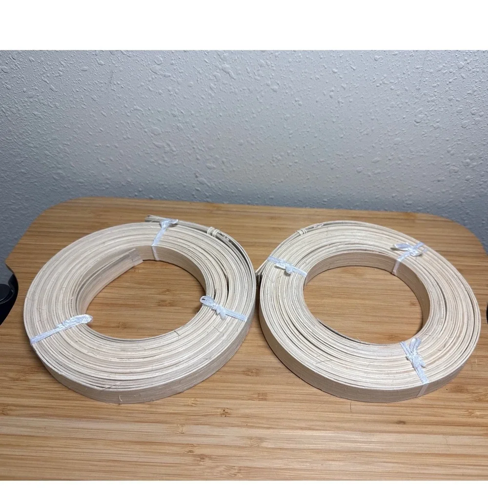 Flat Reed Basket Weaving Splints 2 Coils Natural DIY Craft